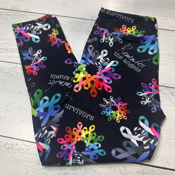 Kids S/M Leggings Bundle Lot of 7 pair Fun Prints Galaxy Dinosaurs Mermaids - Picture 9 of 11